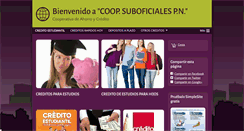 Desktop Screenshot of coopsuboficiales1.com